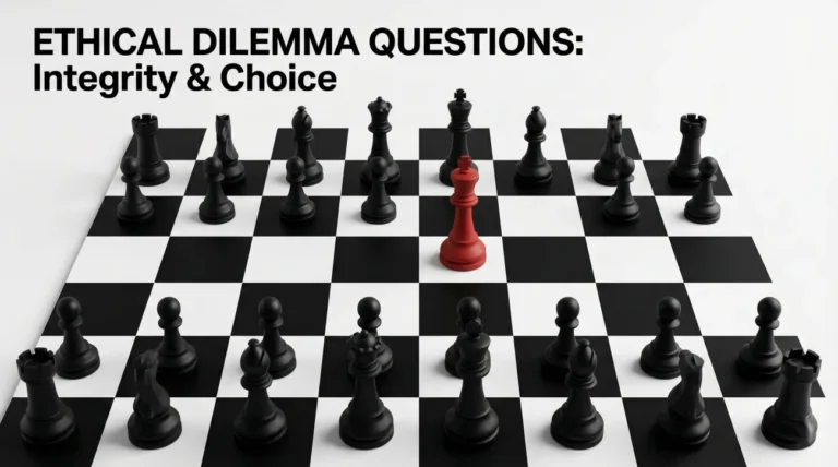 Ethical Dilemma Interview Questions (Values & Decisions)