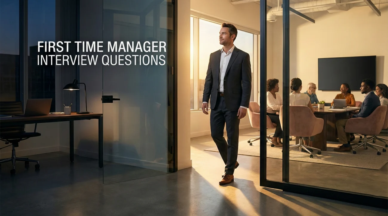 First Time Manager Interview Questions