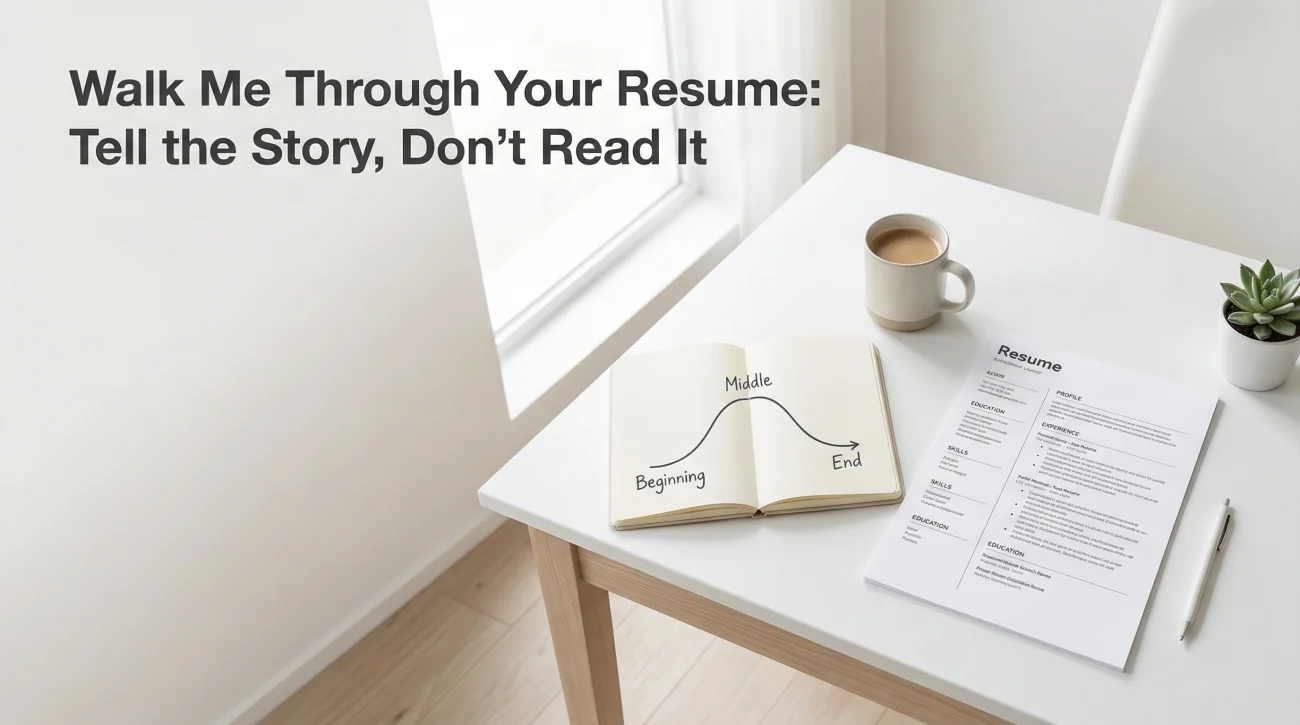 Walk Me Through Your Resume