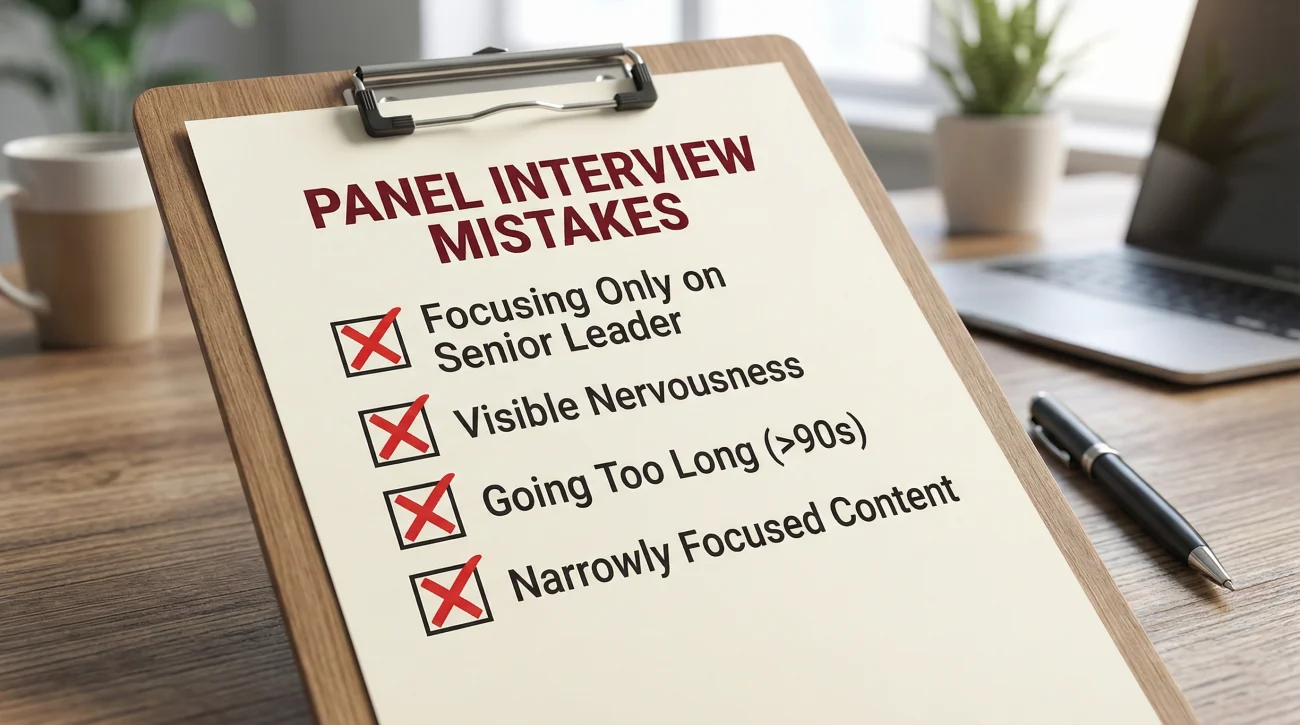 Common Panel Interview Mistakes Checklist