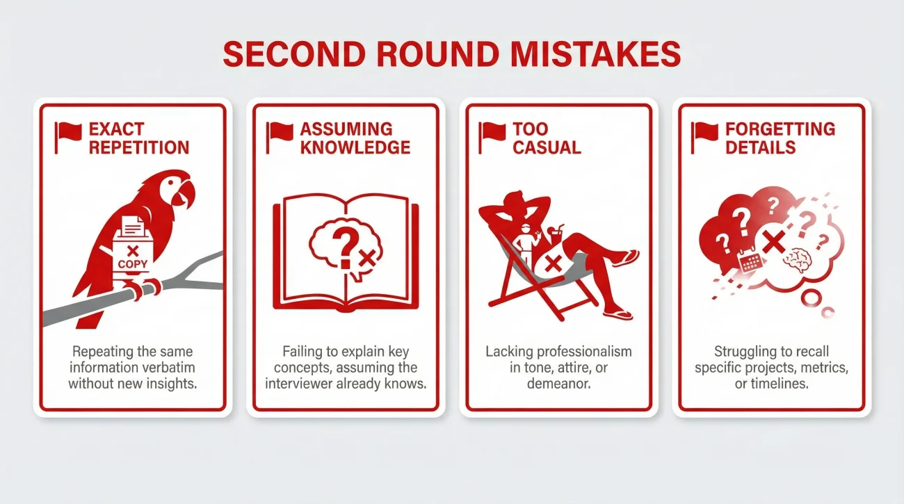 Common Second Round Interview Mistakes