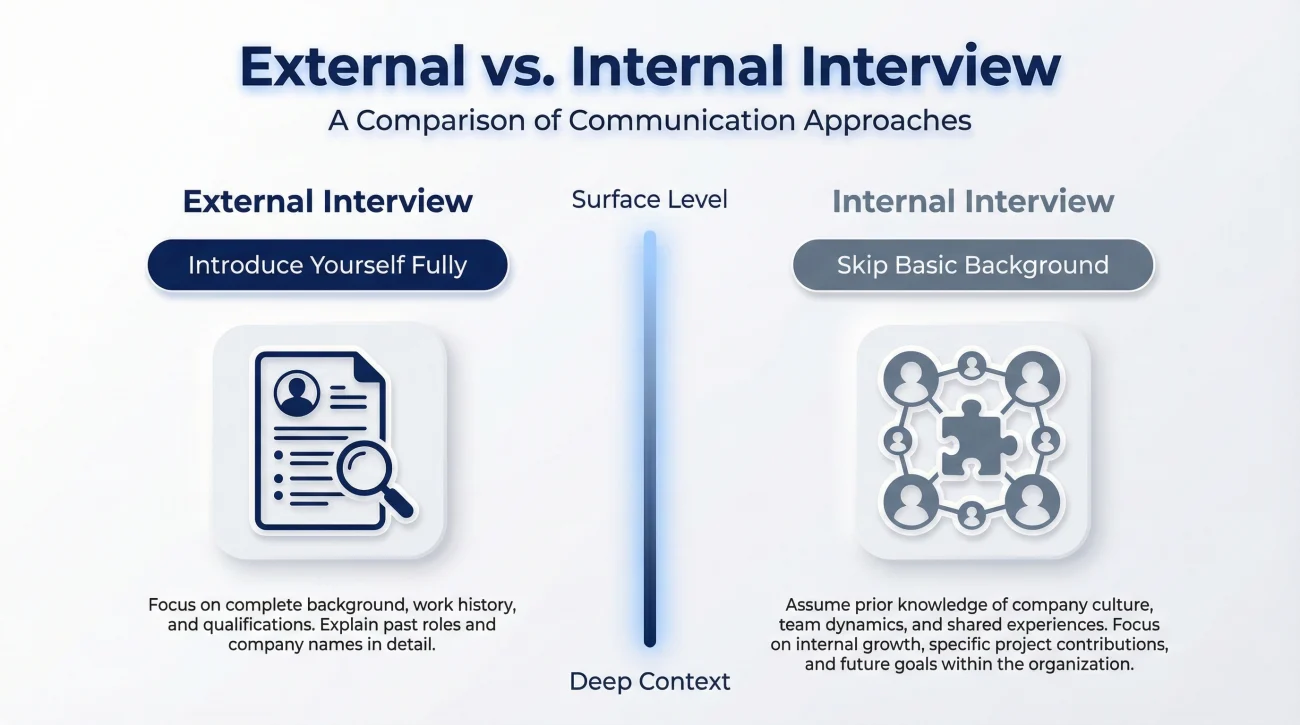 External Versus Internal Interview Comparison