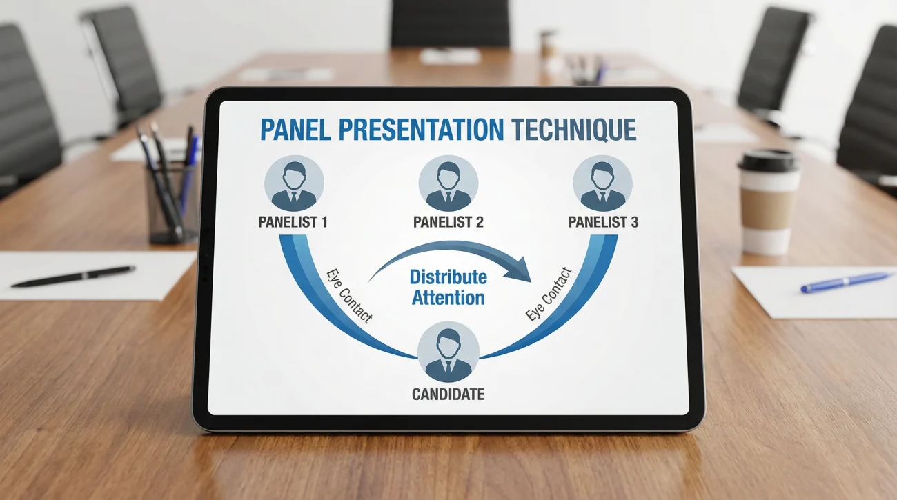 Panel Presentation Eye Contact Technique
