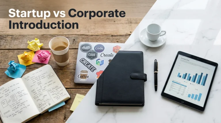 Startup vs Corporate Introduction (Adapting to Culture)