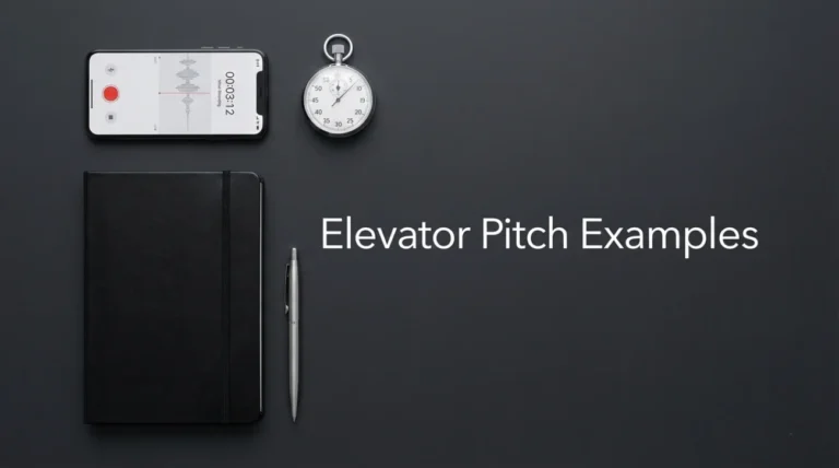 Elevator Pitch Examples (30-Second Career Fair Scripts)