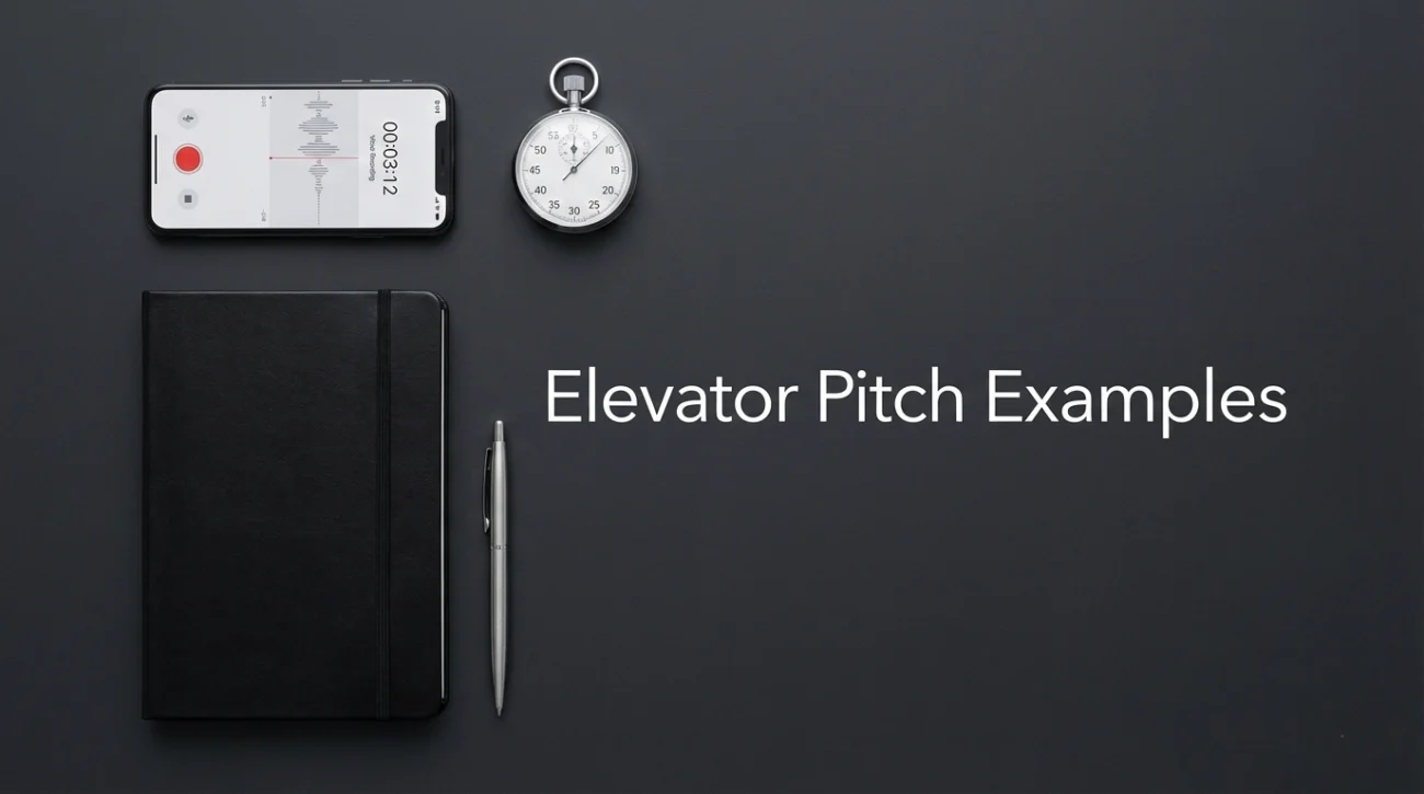 Elevator Pitch Examples