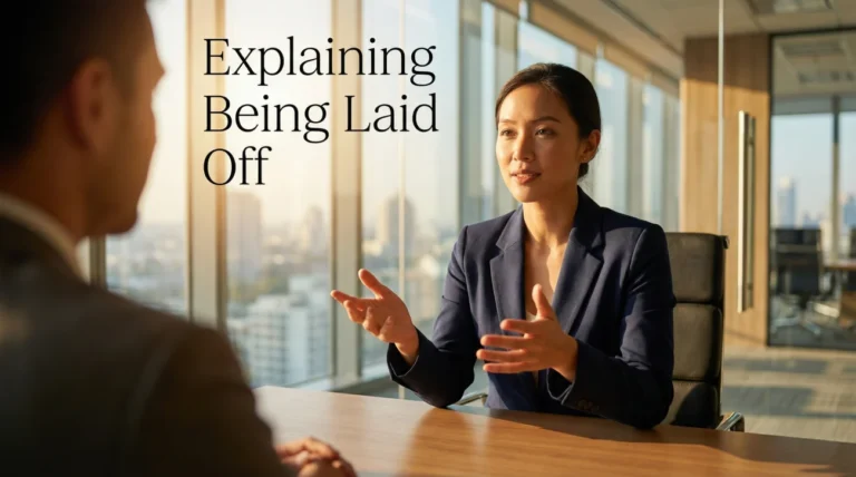Laid Off Interview Question (Reframing the Narrative)