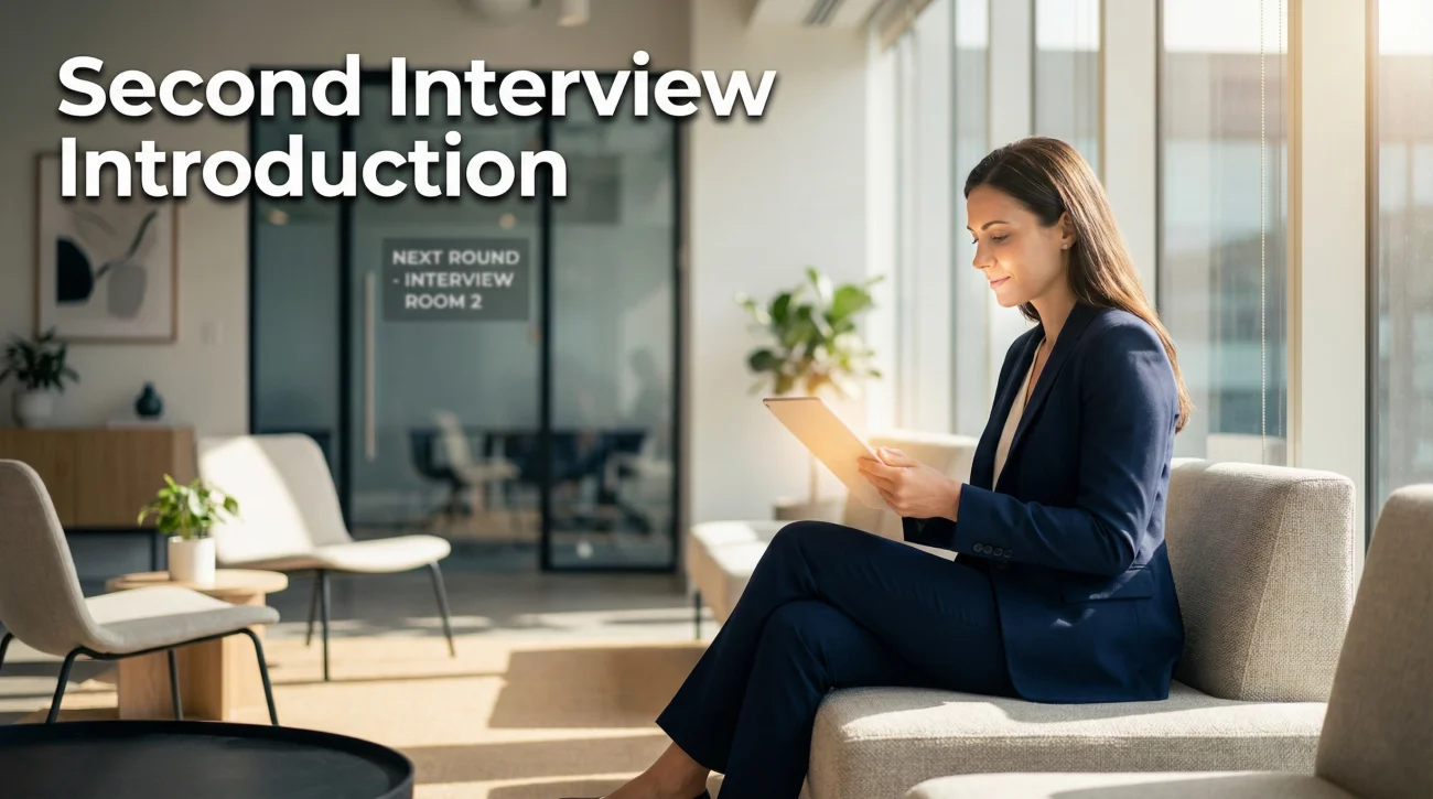Second Interview Introduction