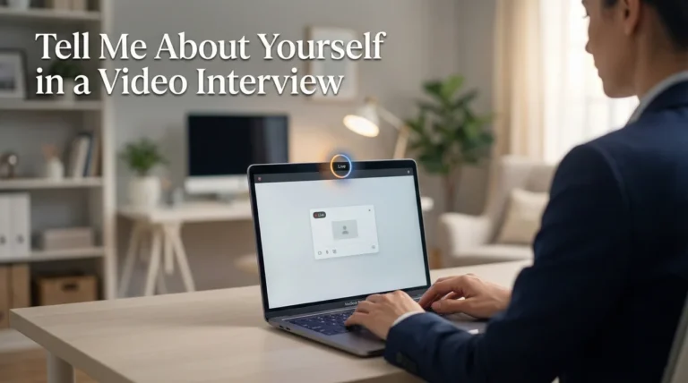 Tell Me About Yourself in a Video Interview (Online Tips)