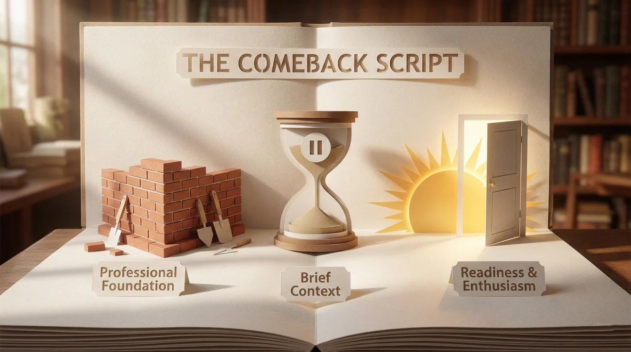 Career Comeback Script Structure Steps