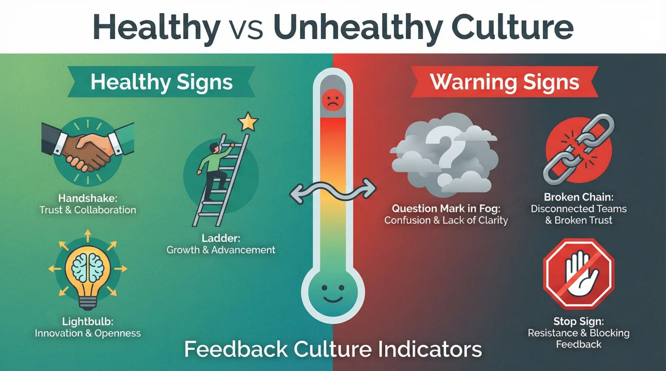 Feedback Culture Indicators Healthy Vs Warning Signs