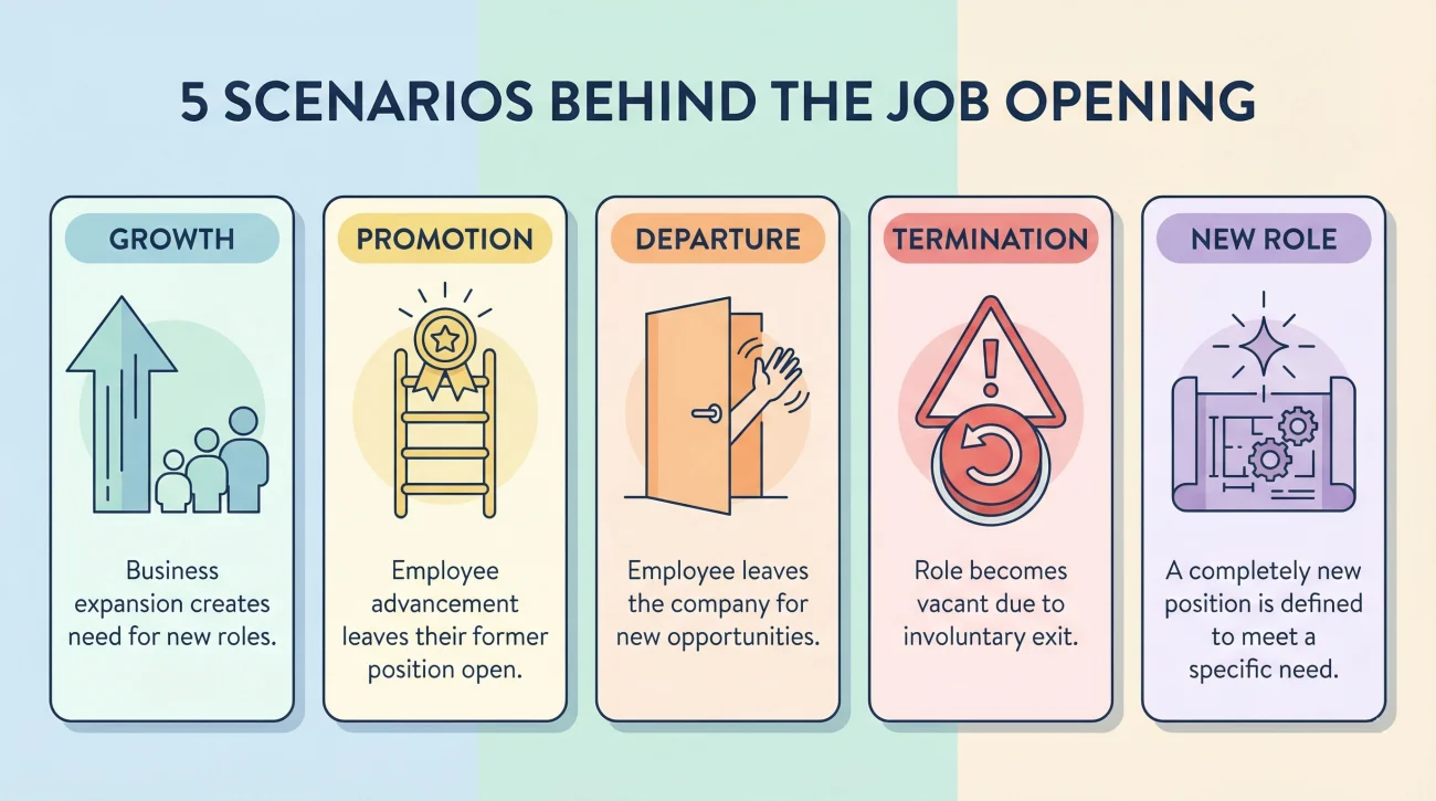 The Possible Scenarios Behind A Job Opening