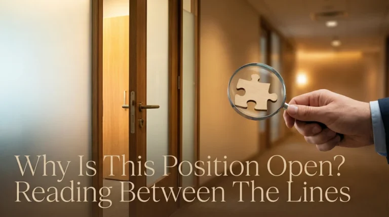 Why Is This Position Open (Reading Between the Lines)