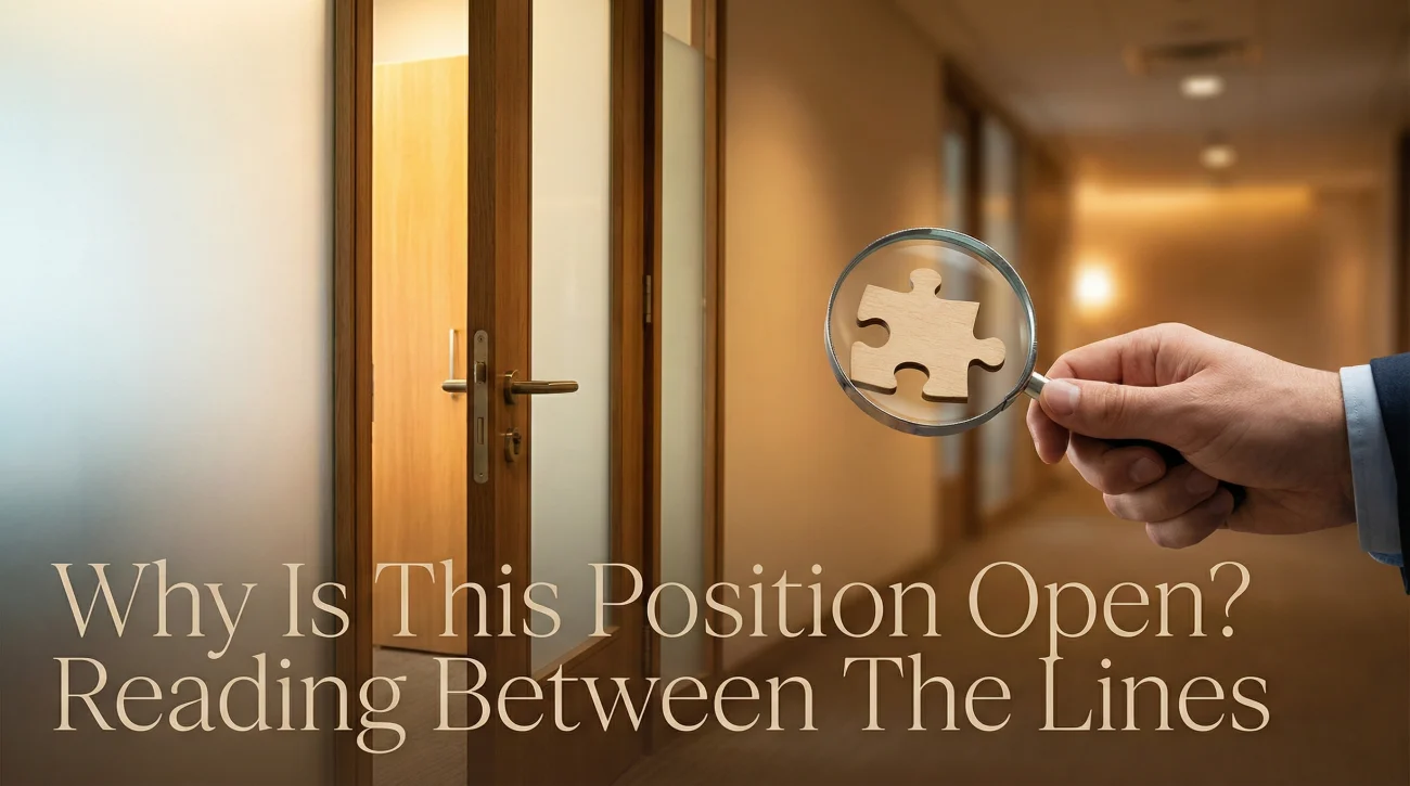 Why Is This Position Open