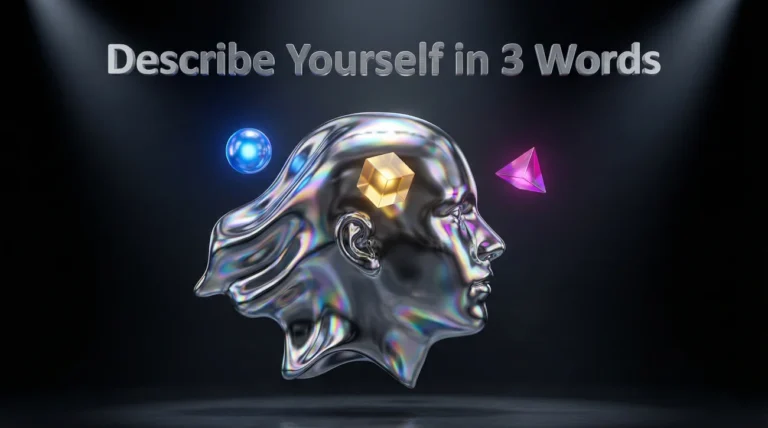 Describe Yourself in 3 Words Examples (Scripted Explanations)