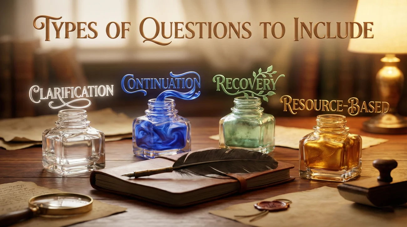 Types Of Questions To Include Clarification Continuation Resource