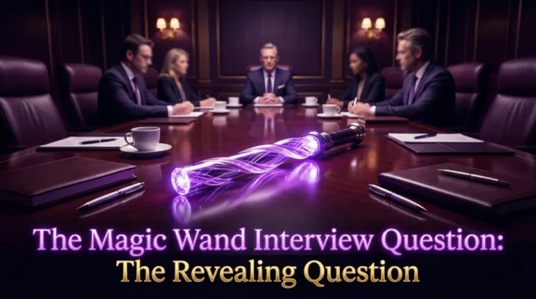 Magic Wand Interview Question (The Revealing Question)