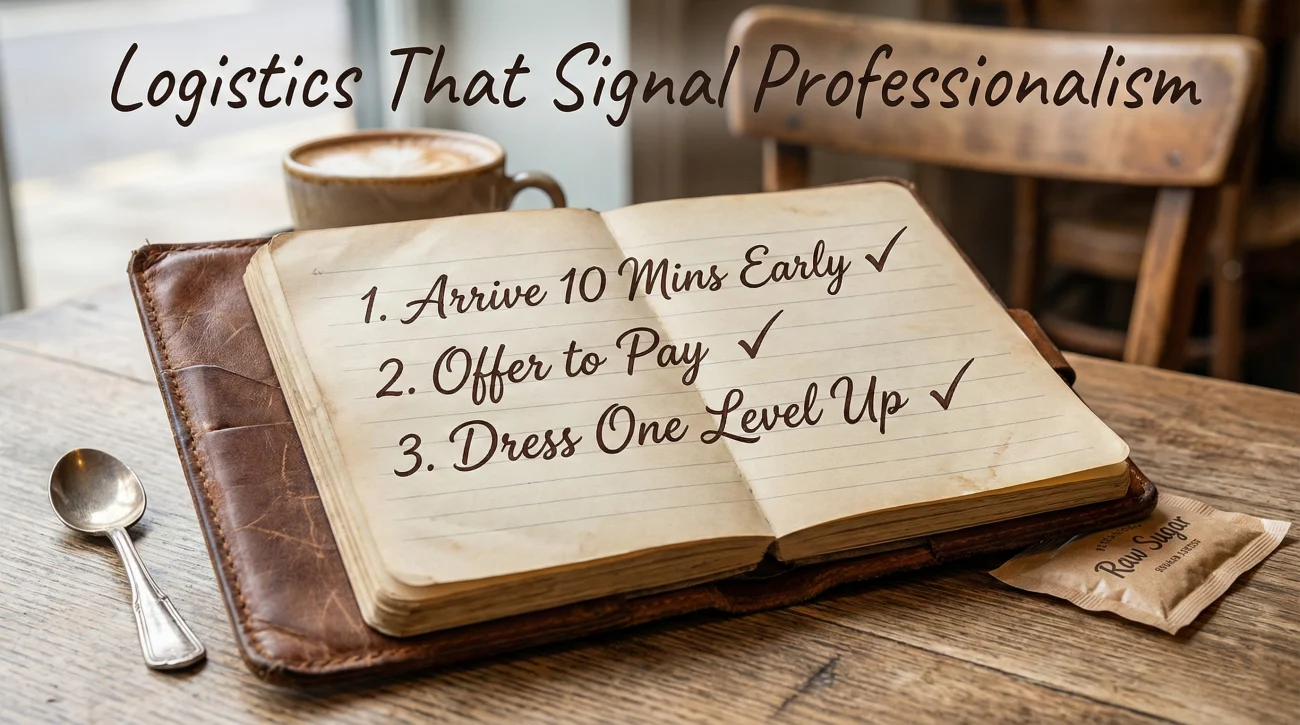 Logistics For A Professional Coffee Chat Checklist
