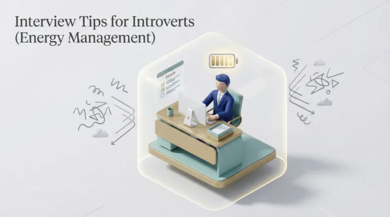 Interview Tips for Introverts (Energy Management)