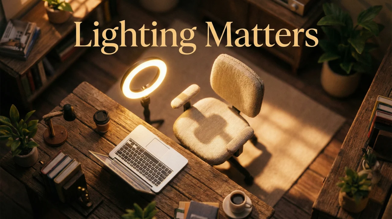 Correct Lighting Setup For Video Interviews