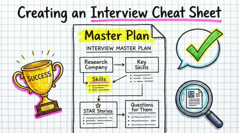 Creating an Interview Cheat Sheet (What to Write)