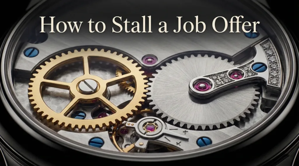 Stalling Job Offer