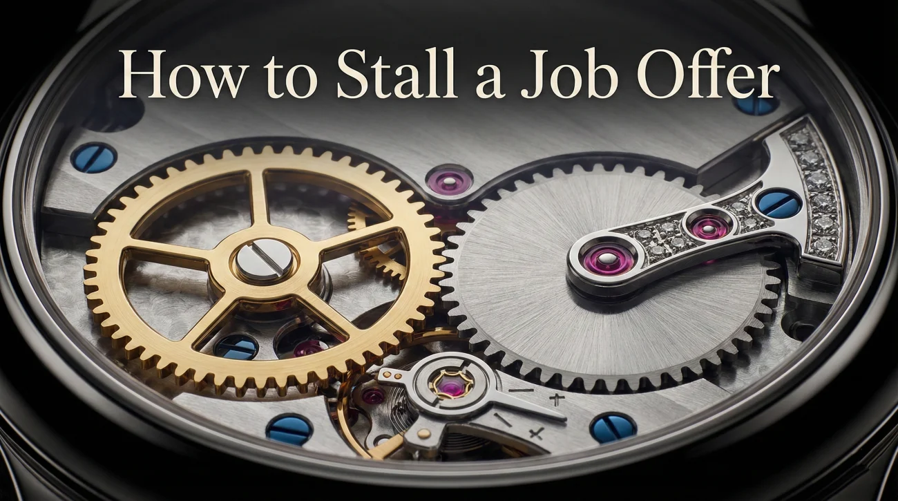 Stalling Job Offer