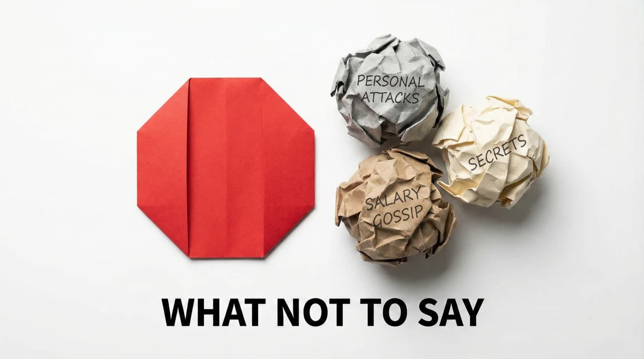 Topics To Avoid Discussing In An Exit Interview